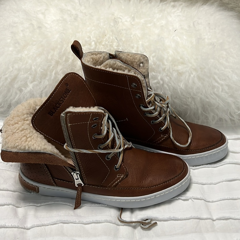 Blackstone CW96 Genuine Shearling Lined Sneaker Boot size 8 - Picture 12 of 12